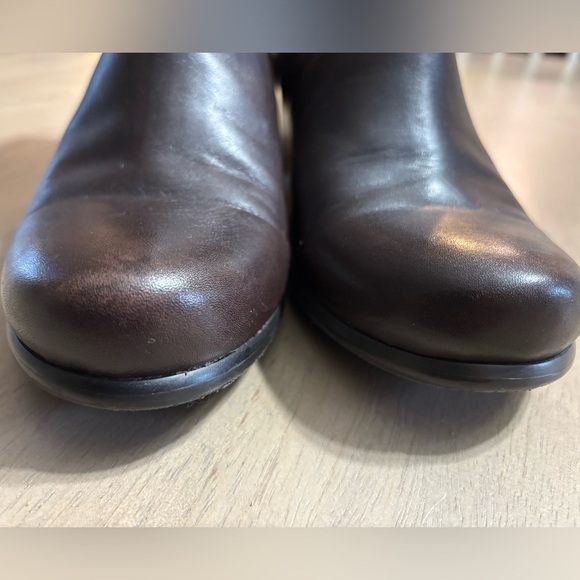 Trotters soft Leather women’s ankle boots, zippered, dark brown #M - Picture 5 of 7